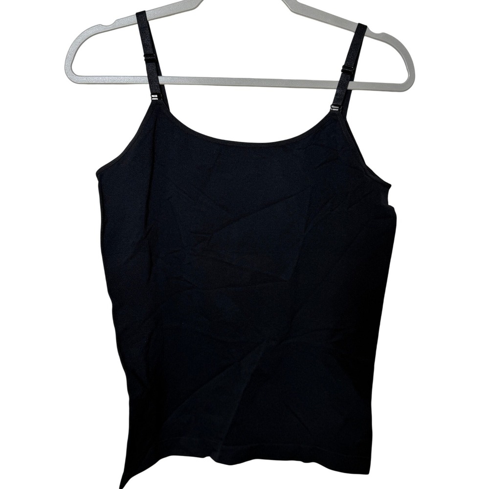 Shapermint Essentials Black All Day Every Day Scoop Neck Cami Tank Top 2XL‎ - Picture 5 of 5